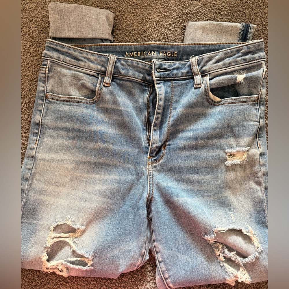 American Eagle Outfitters Light Blue Denim Jeans